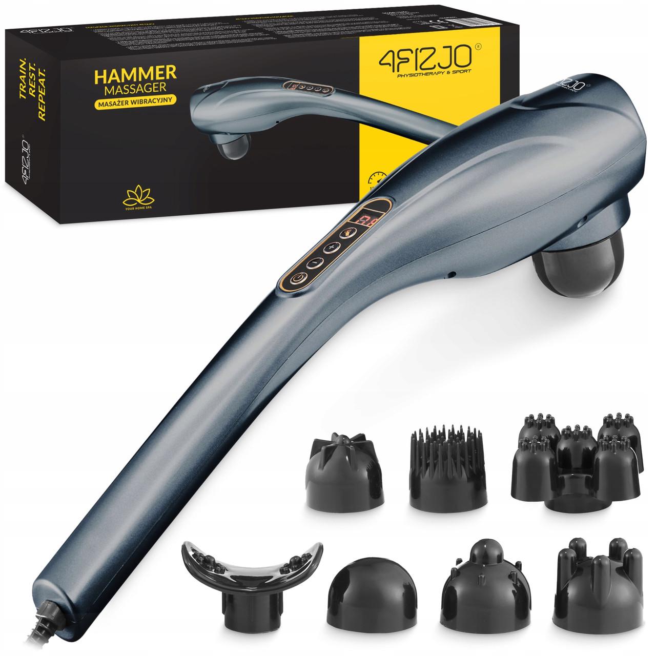 Масажер для тіла вібраційний 4FIZJO Long Stick 7в1 ручний Grey (P-5907739319135) Масажер для тіла вібраційний 4FIZJO Long Stick 7в1 ручний Grey (P-5907739319135)