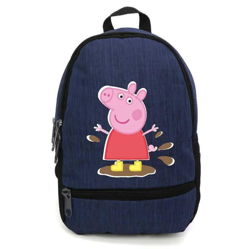 Школьный рюкзак подростковый Cappucino Toys Свинка Пеппа PIG 004 12,5 л Синий (1670545669)