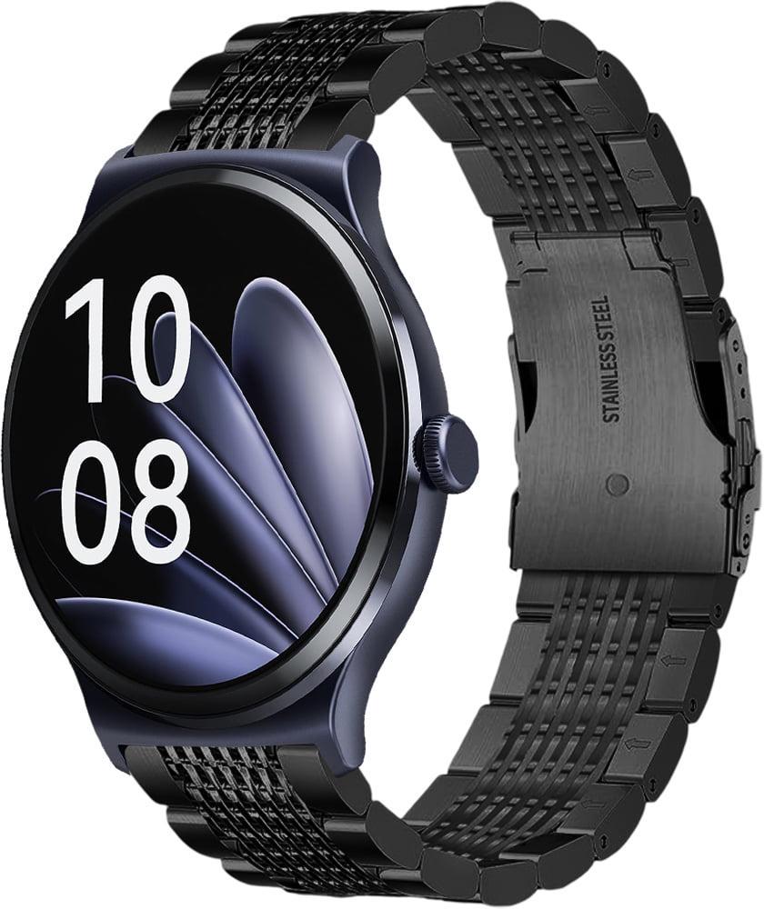 Ремешок металлический Gripix для Haylou Solar Lite LS05L Black (42042-2B)