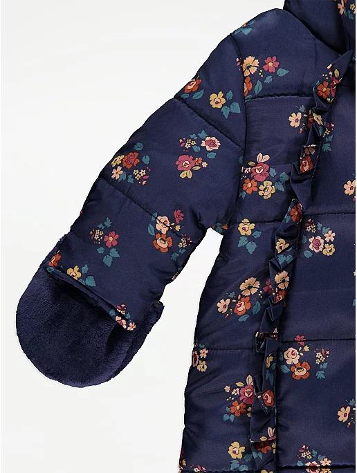 Комбинезон зимний для девочки George 74-80 см Темно-синий (193738639) - фото 4 Комбинезон зимний для девочки George 74-80 см Темно-синий (193738639) - фото 4