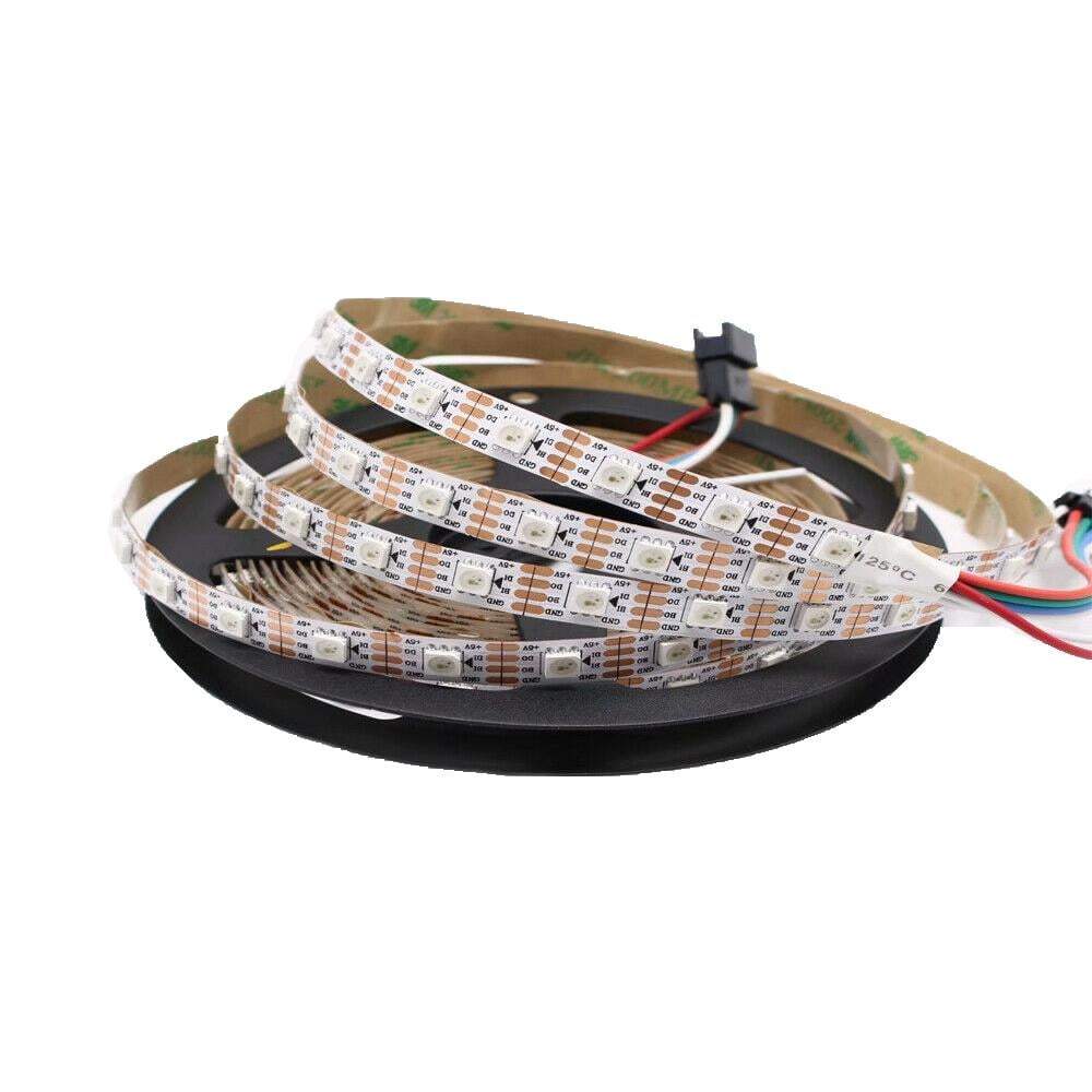 Світлодіодна стрічка ws2813 5050 RGB 5V 60 світлодіодів Білий (28195)