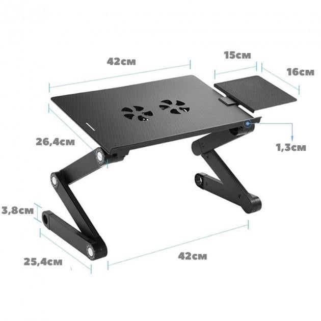 Столик трансформер для ноутбука Laptop Table T8 (2212) - фото 4