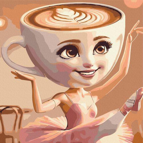 Картина по номерам Ballerina Cappuccino 40x40 см (2987499121) Картина по номерам Ballerina Cappuccino 40x40 см (2987499121)