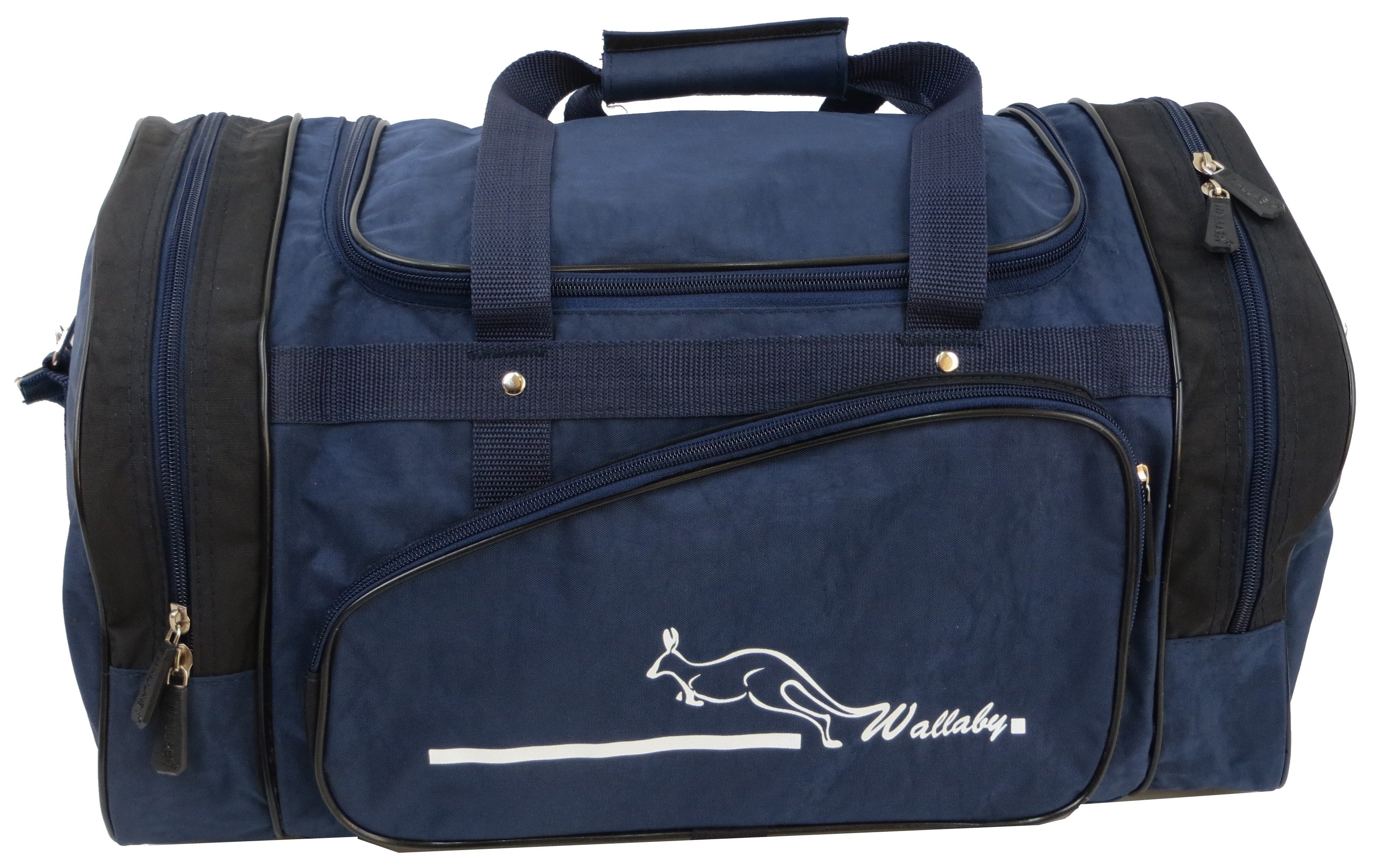 Сумка спортивная Wallaby для тренировок 25 л Сине-черный (271-6)