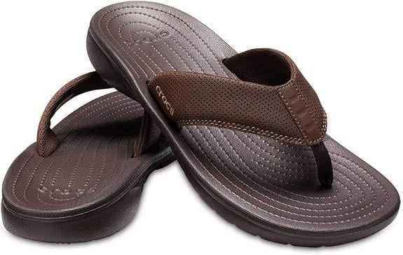 В'єтнамки чоловічі Crocs Bogota Flip Brown р. 48/49 Коричневий (26964)