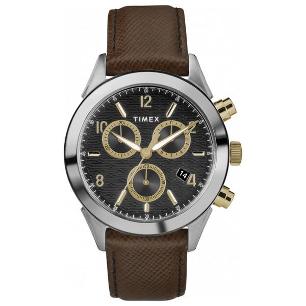 Наручний годинник чоловічий Timex Torrington Chrono кварцевий Silver (Tx2r90800) - фото 2 Наручний годинник чоловічий Timex Torrington Chrono кварцевий Silver (Tx2r90800) - фото 2