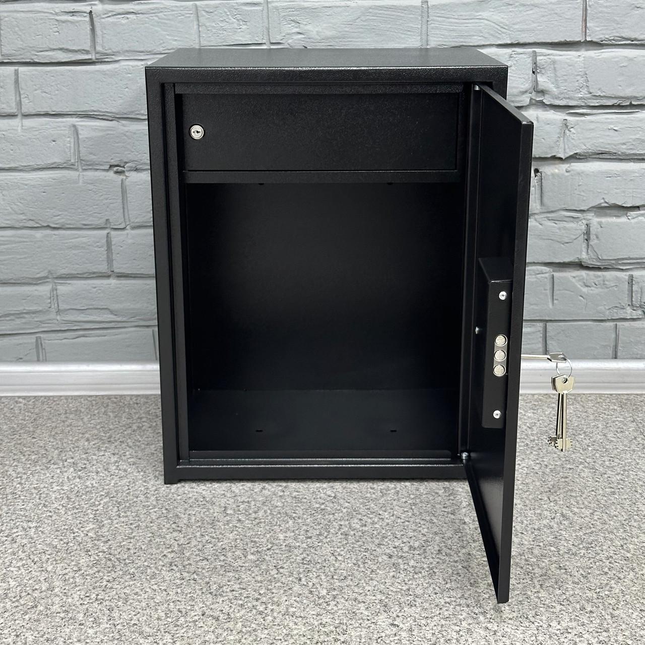 Сейф офисный Metalzavod СБЕ-550 44х36х55 см Черный (CБЕ-550_BL)