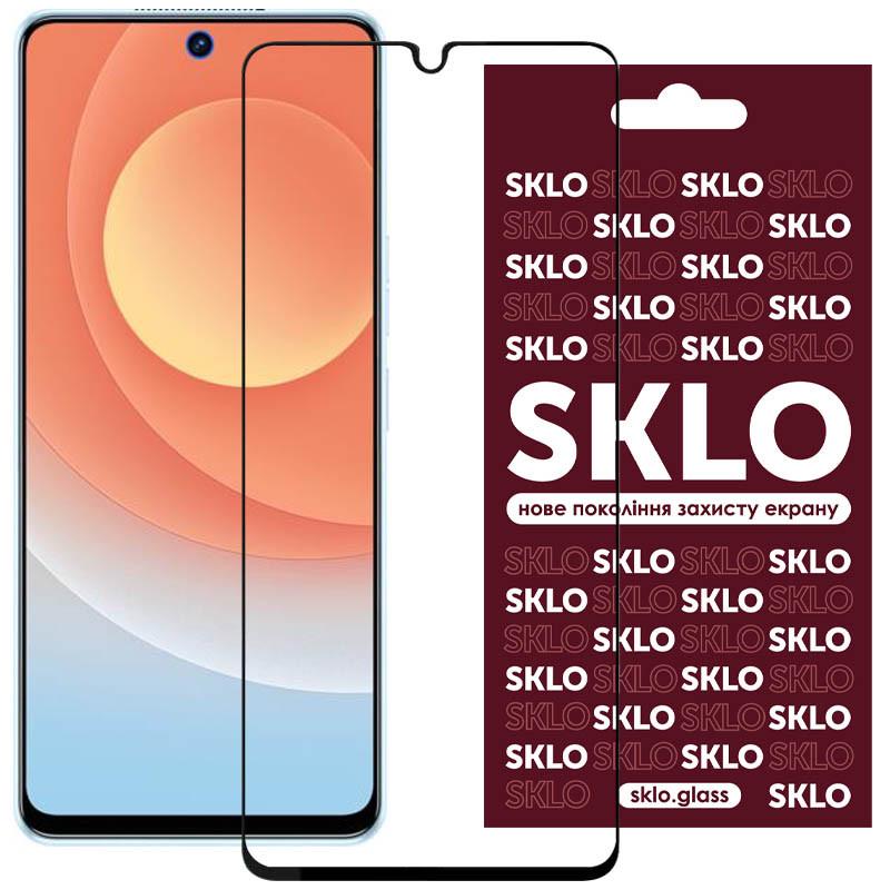 Защитное стекло противоударное SKLO 3D full glue для TECNO Pop 5 LTE Black (00000057402_1)