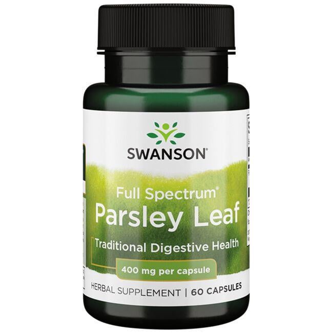 Экстракт оливы Swanson Full Spectrum Parsley Leaf 400 мг 60 Caps