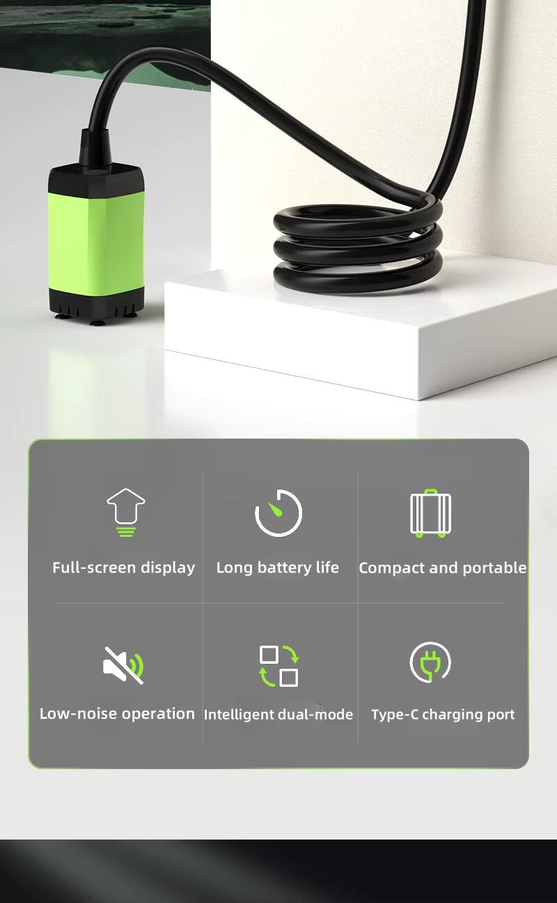 Душ для кемпинга Oeny со светодиодным дисплеем/водонепроницаемый 6000 мАч Grey (Oeny1111) - фото 8 Душ для кемпинга Oeny со светодиодным дисплеем/водонепроницаемый 6000 мАч Grey (Oeny1111) - фото 8