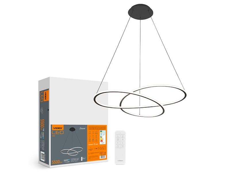 Светильник LED Videx DECORA 110W 220-240V (VL-CLD-989-BK)