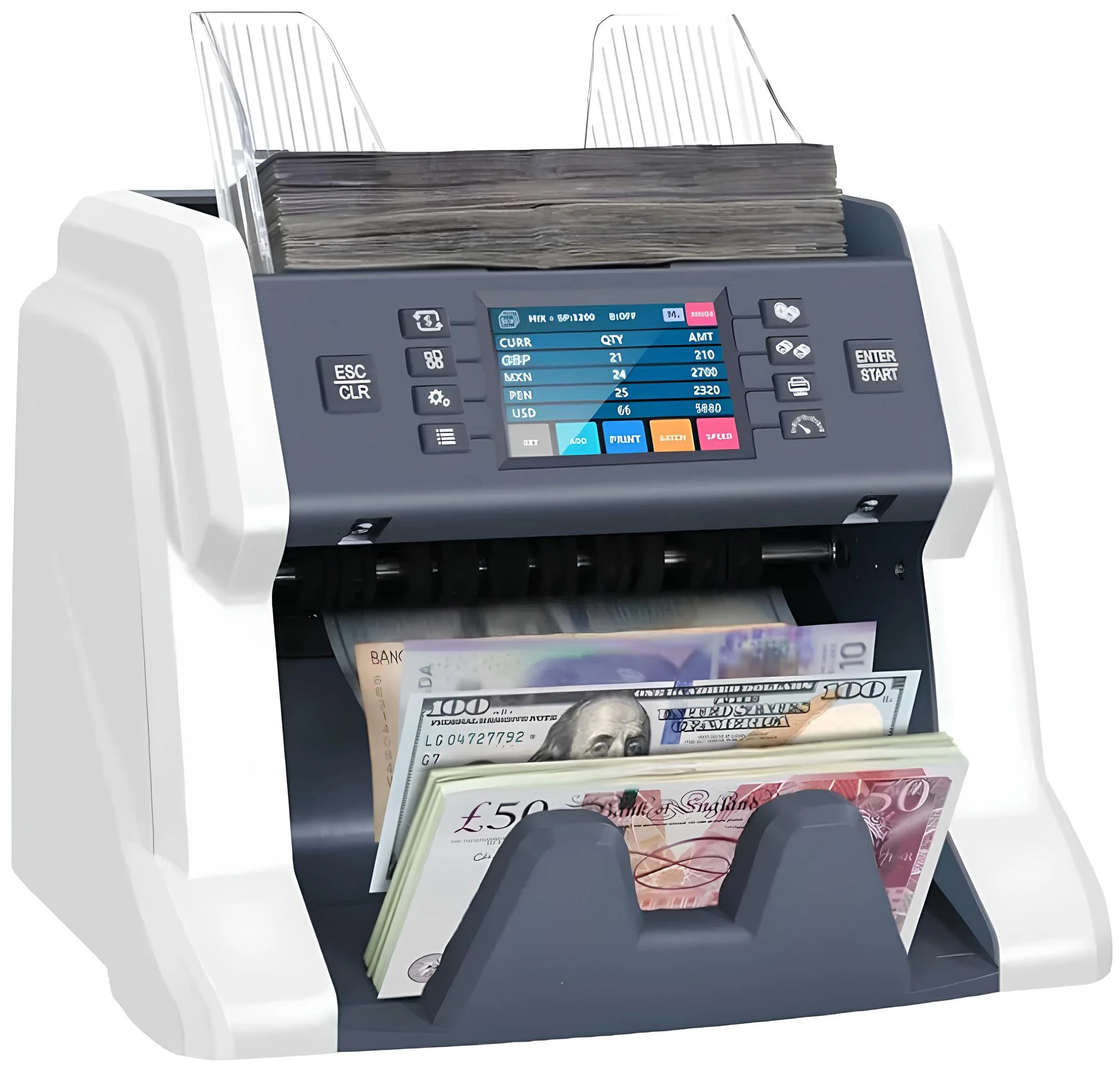 Лічильник банкнот RIBAO з багаторівневою перевіркою (BC-50)