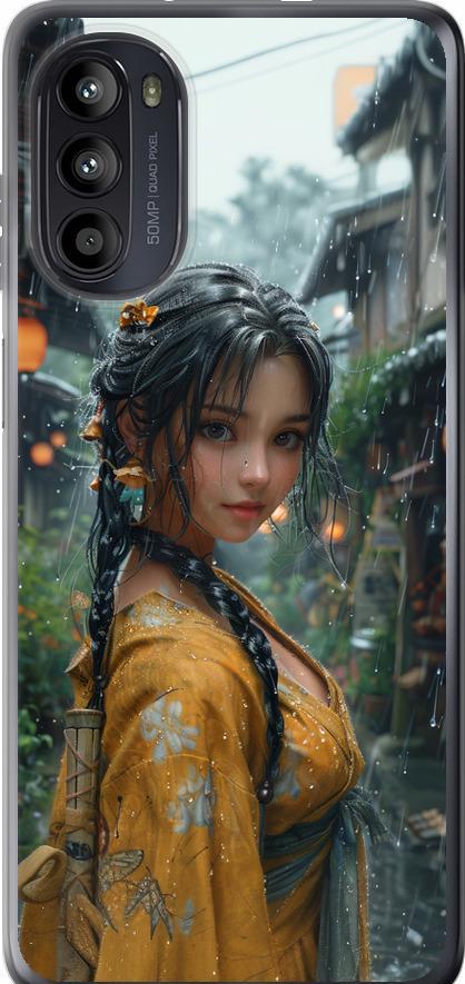Чехол на Motorola Moto G52 Anime-girl (6133u-2691-42517)