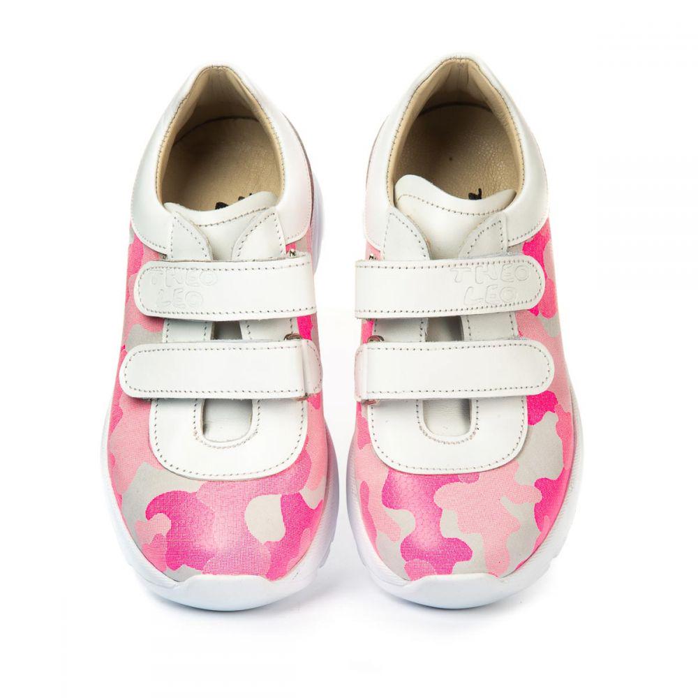 Кроссовки The Leo 1209 р. 34 22 см Бело-розовый - фото 3 Кроссовки The Leo 1209 р. 34 22 см Бело-розовый - фото 3