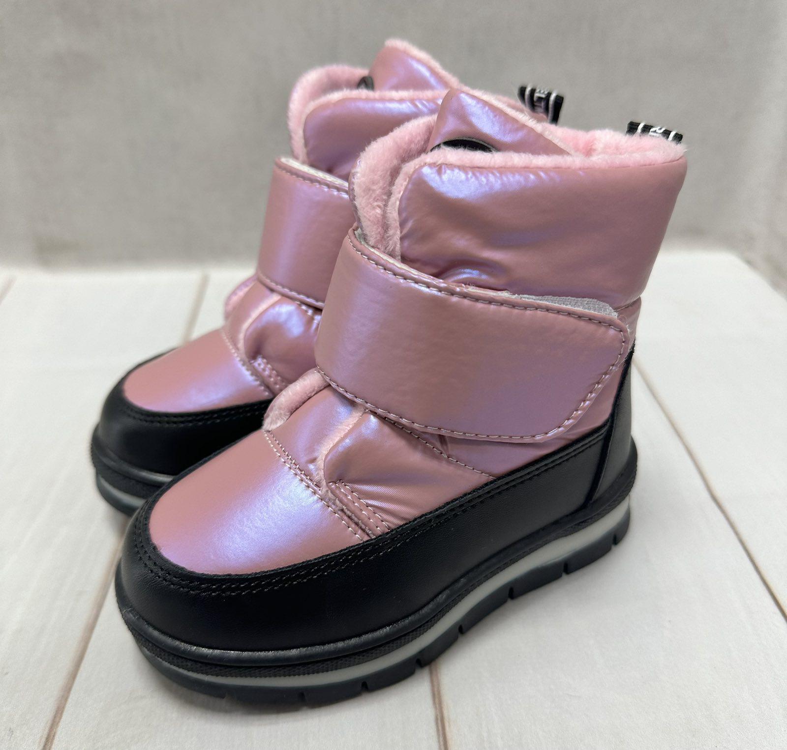 Дутики зимові для дівчато Kimboo р. 23 14,7 см Рожевий - фото 4 Дутики зимові для дівчато Kimboo р. 23 14,7 см Рожевий - фото 4