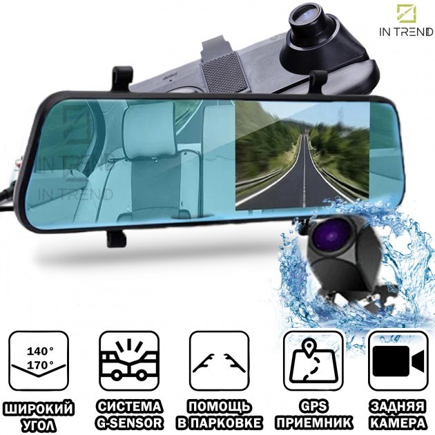 Видеорегистратор автомобильный K40 c GPS и Bluetooth экран 10 дюймов - фото 2 Видеорегистратор автомобильный K40 c GPS и Bluetooth экран 10 дюймов - фото 2