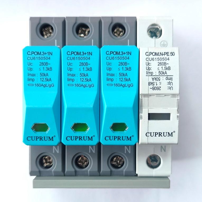Ограничитель перенапряжения УЗІП 3+NPE 30kA/50kA 12,5kAL-N 50kAN-PE Т1+Т2+Т3 (cu6150504) Ограничитель перенапряжения УЗІП 3+NPE 30kA/50kA 12,5kAL-N 50kAN-PE Т1+Т2+Т3 (cu6150504)