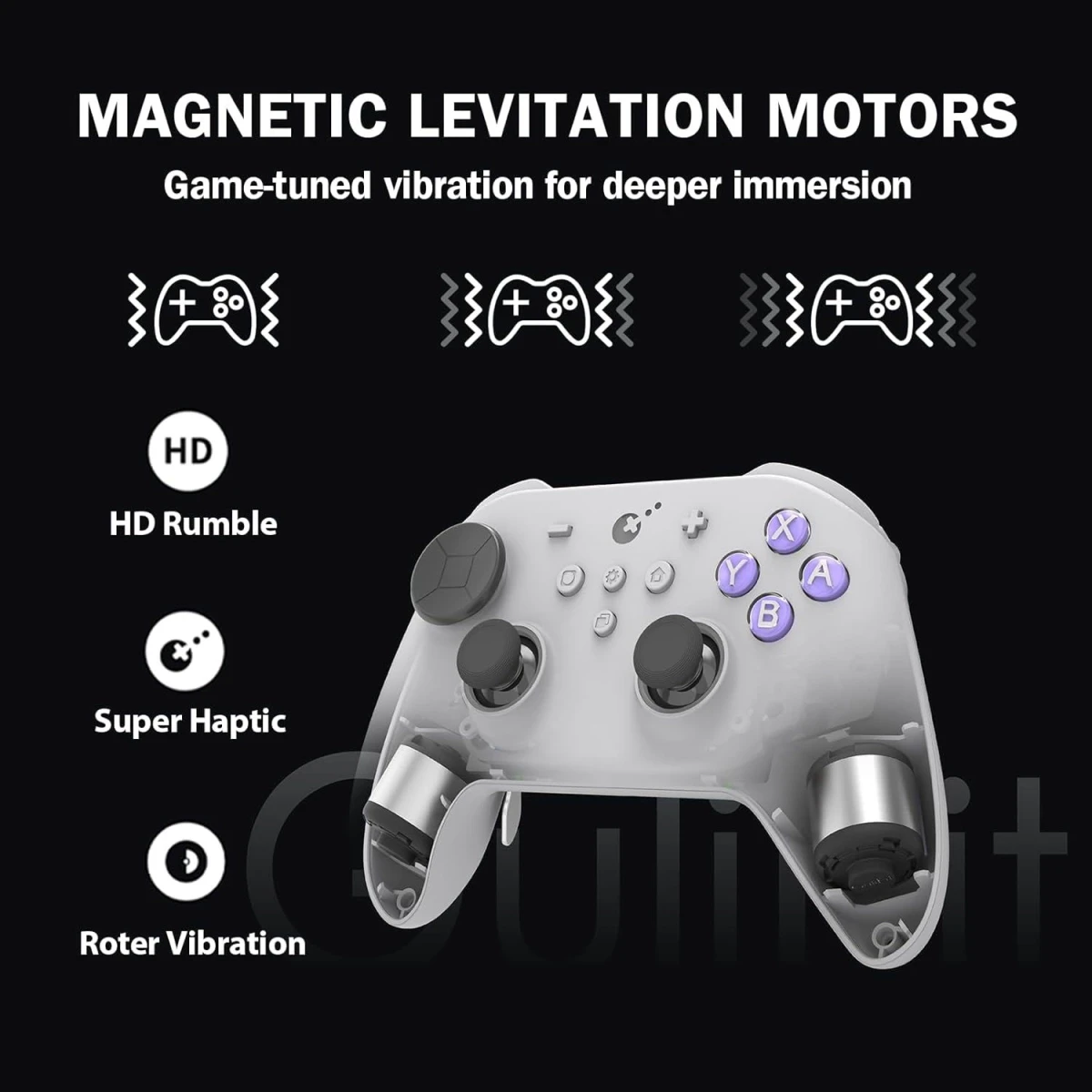 Геймпад GuliKit TT MAX Win Switch Android and iOS Черный (32646407) - фото 2