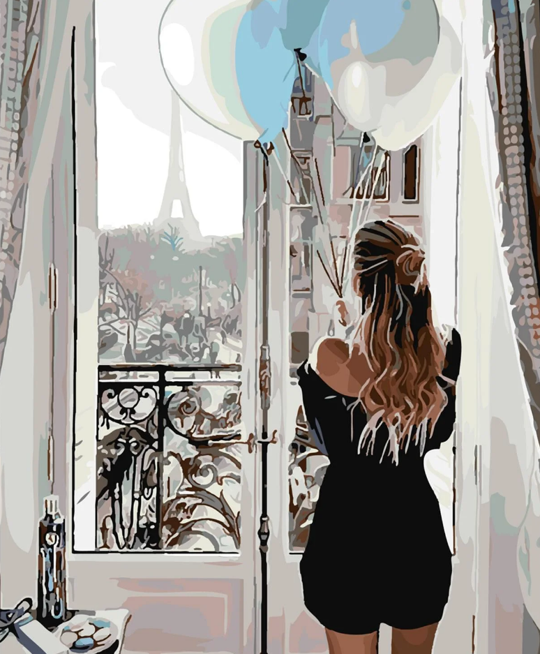 Картина за номерами Strateg Преміум Ранок в День Народження з лаком та рівнем 40x50 см (SY6276) Картина за номерами Strateg Преміум Ранок в День Народження з лаком та рівнем 40x50 см (SY6276)