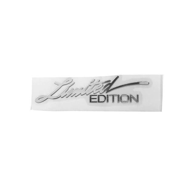 Эмблема наклейка Limited Edition в салон авто никель 7,5х1,8 см Хром (1670764790)