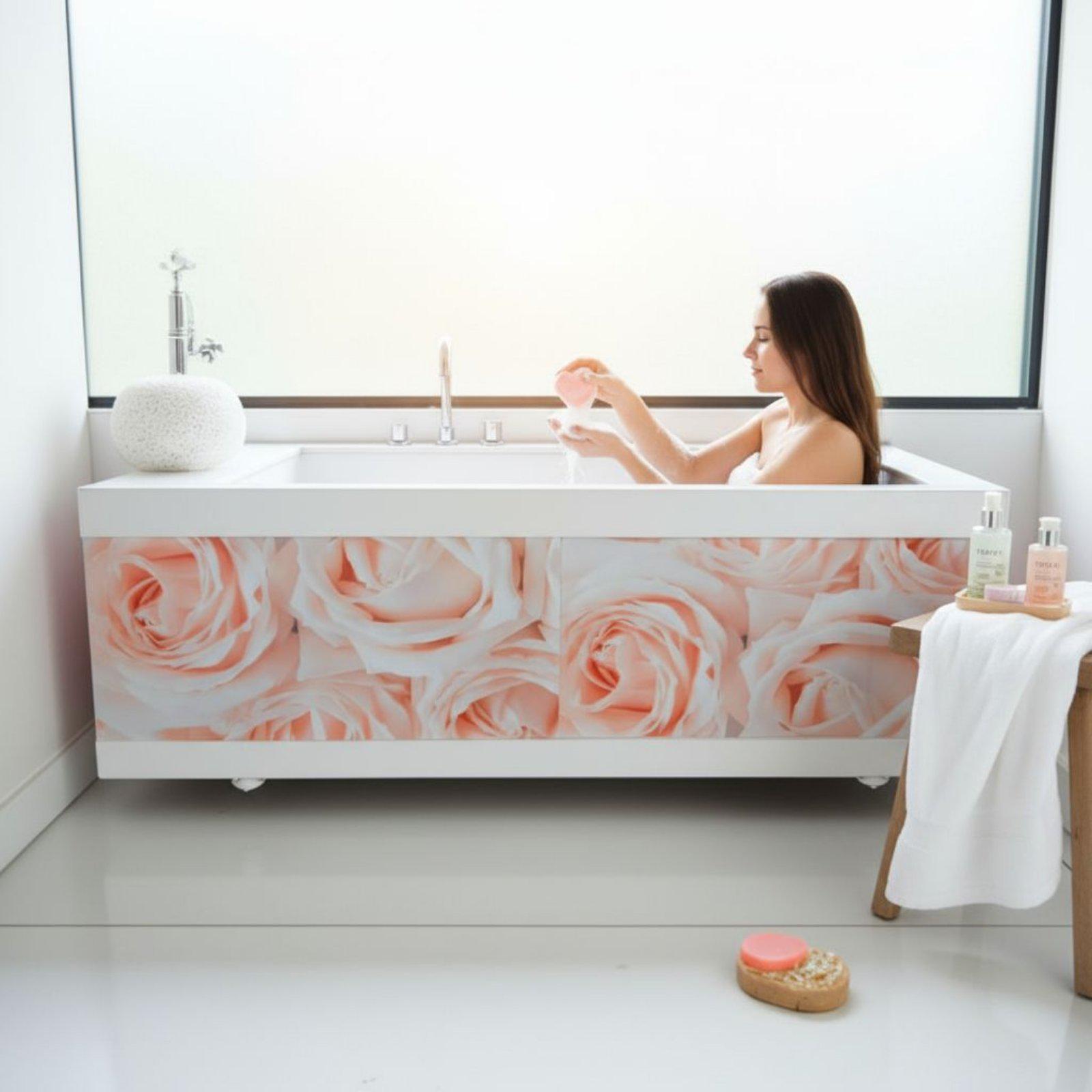 Панель для ванны The MIX Малыш Пинк роуз 190 см - фото 7