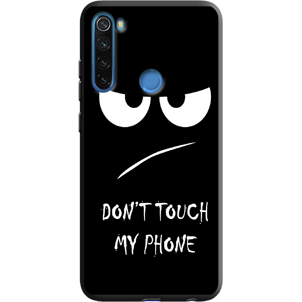 Чехол Boxface Xiaomi Redmi Note 8 Don't Touch my Phone Черный силикон (38214-up535-38332)