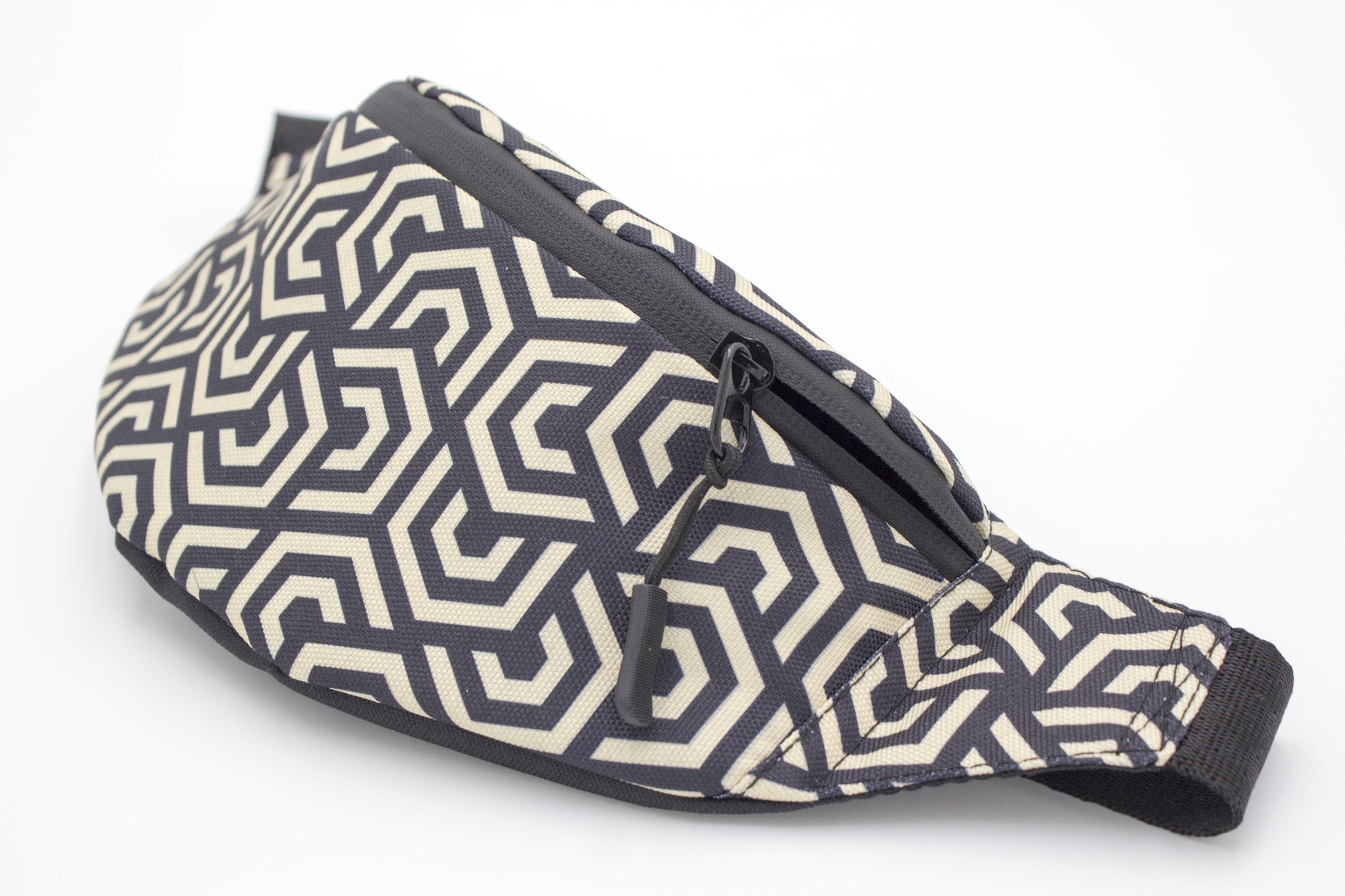 Сумка бананка Шестикутники (BG-002) - фото 4 Сумка бананка Шестикутники (BG-002) - фото 4