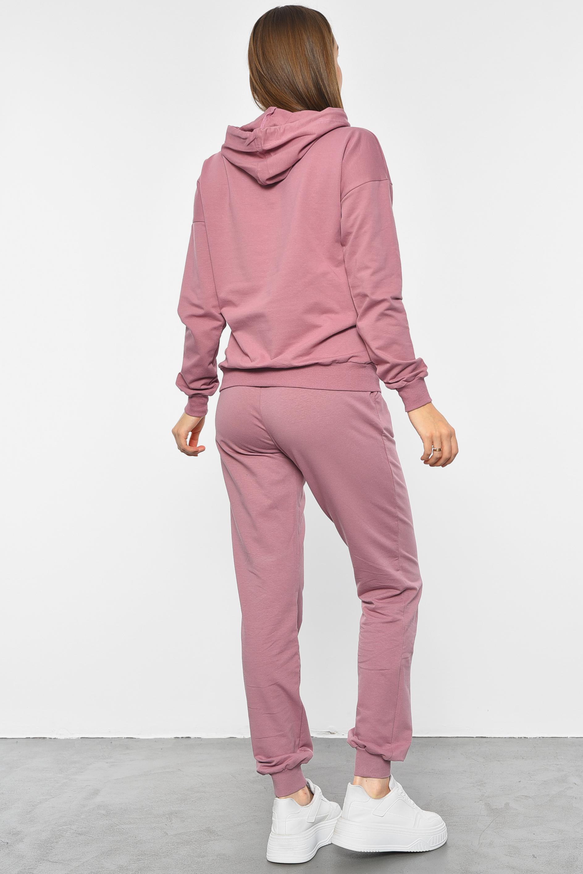 Спортивний костюм жіночий M Темно-рожевий (189743) - фото 3 Спортивний костюм жіночий M Темно-рожевий (189743) - фото 3