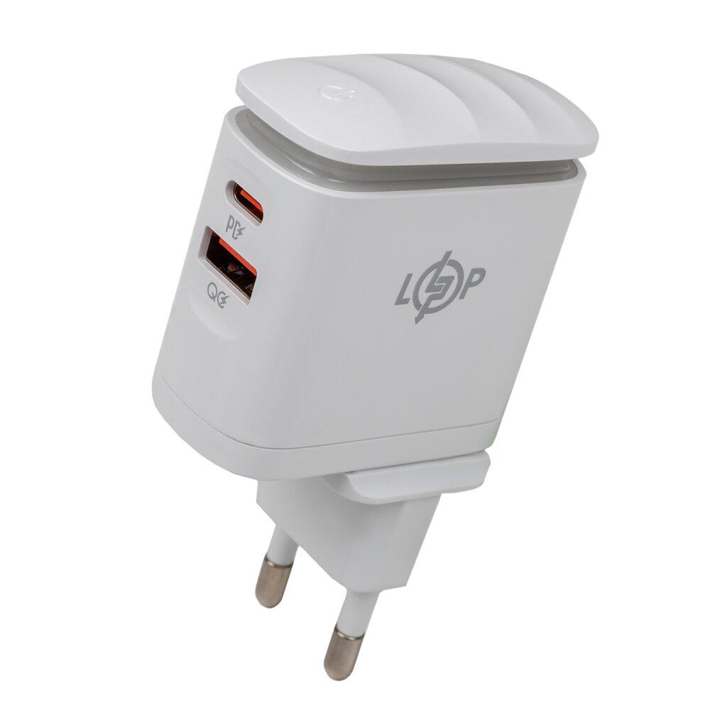Блок живлення LogicPower 25WCH USB/Type-C кабель у комплекті Quick Charge 3,0 25 Вт (615116) - фото 2