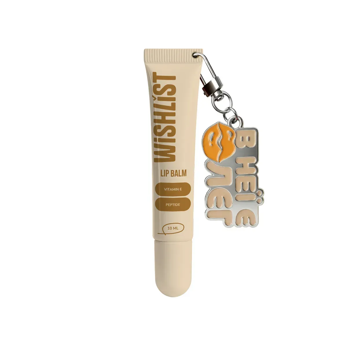 Бальзам-блиск для губ BLESSED HONEY WiSHLiST 10 мл іграшкою-брелоком "В НЕЇ Є ОЛЄГ" (WL-03-288)