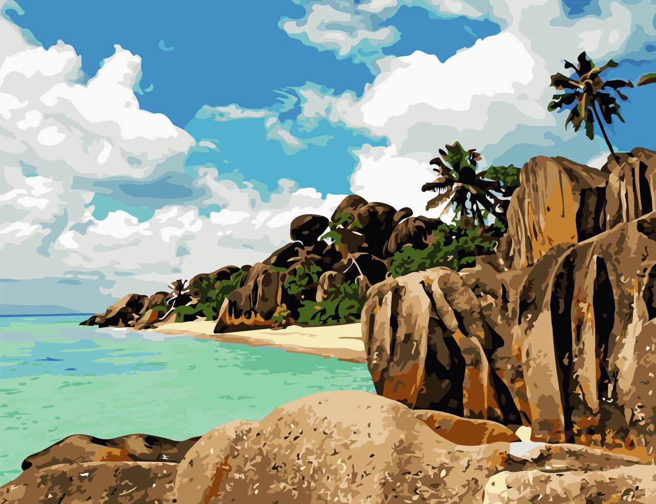 Картина по номерам ArtStory В раю в подарочной упаковке 50x65 см (AS0836)