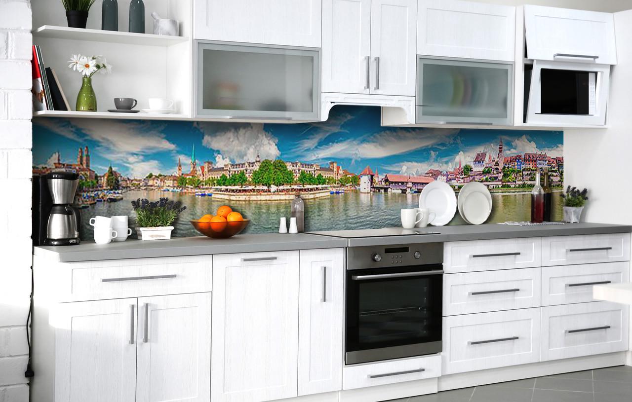 Кухонный фартук Бухта свободы виниловый самоклеющийся 60х300 см Кухонный фартук Бухта свободы виниловый самоклеющийся 60х300 см