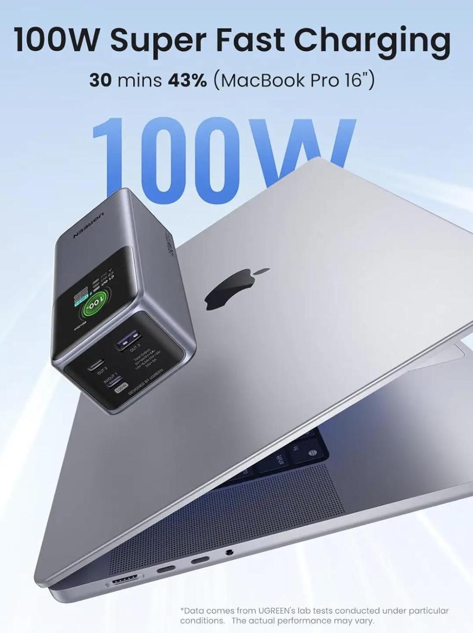 Повербанк UGREEN Nexode 20000 mAh Gray (2390696111) - фото 2