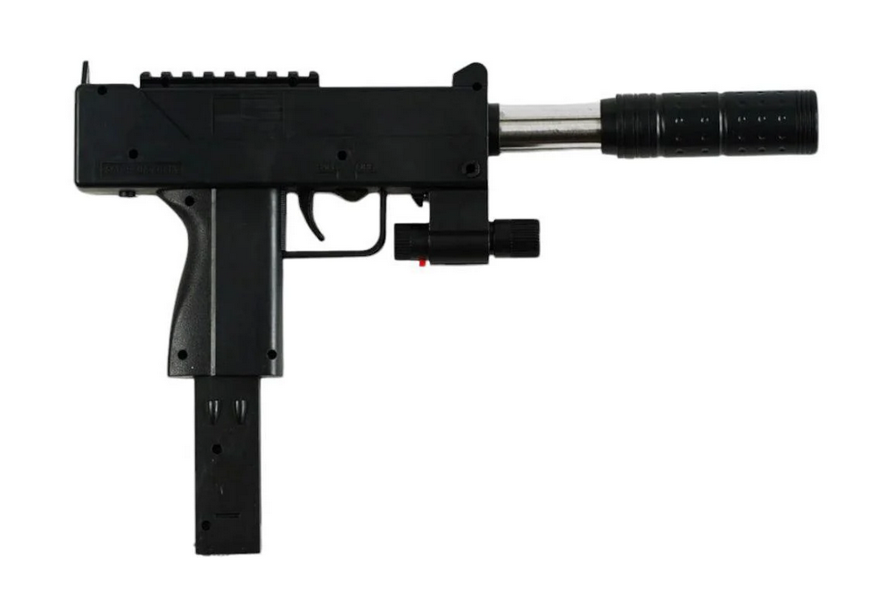 Пистолет с лазерным прицелом/глушителем/световым эффектом (142031) Пистолет с лазерным прицелом/глушителем/световым эффектом (142031)