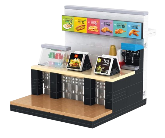 Конструктор Limo Toy Creator Hsanhe McDonalds №3 201 деталь (6706-3)