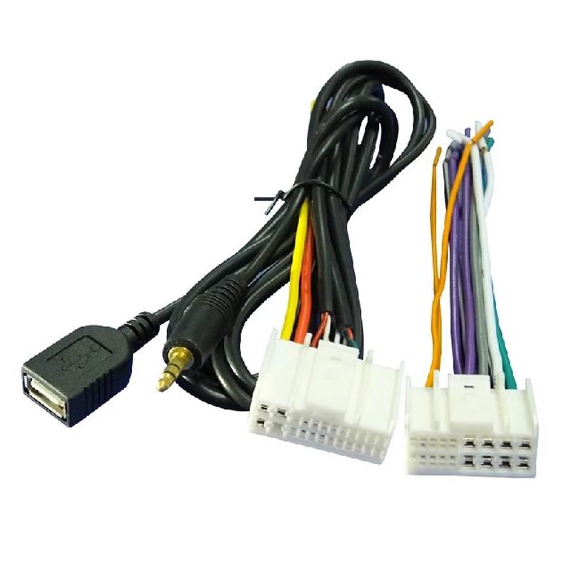 КАБЕЛЬ USB AUX Hyundai KIA K2 K3 K4 K5 IX35 IX45 до 2016 року випуску