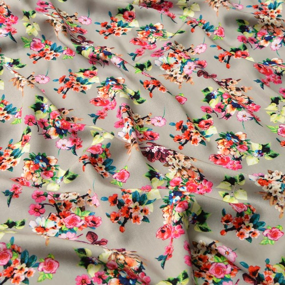 Ткань штапель твил IDEIA V-3/2 Презент 1,5 м Серый (2200004103846)