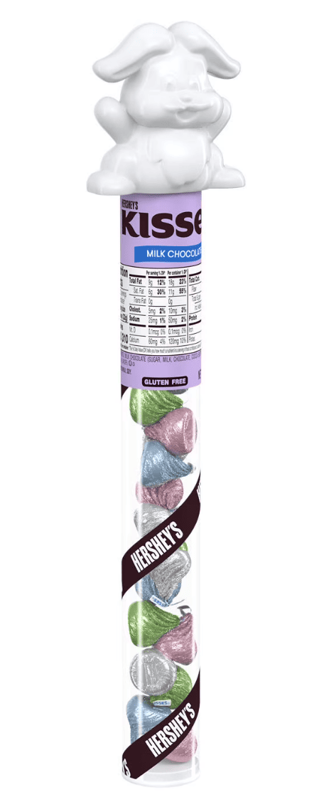Конфеты шоколадные Hershey's Kisses Milk Chocolate Easter Cane 63 г (3018983673)