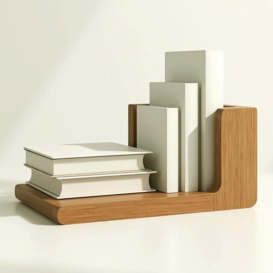 Полка книжная настольная из дерева Лопаран Сиена (КПА-008605)