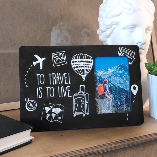 Рамка для фото "To travel is to live" 10х15 см (RMF_21A014)