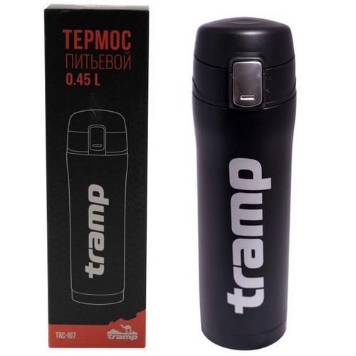 Термос Tramp Expedition Line для напитков 6,5х8х23,5 см 0,45 л (UTRC-107-black) - фото 3