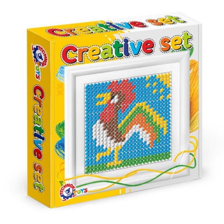 Набір для дитячої творчості ТехноК Вишиваночка Півень (3527-3TXK)