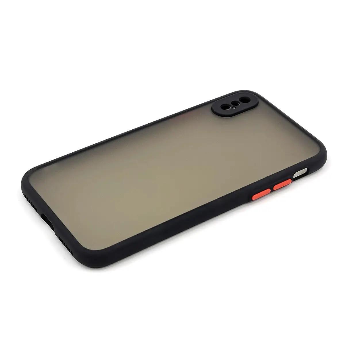 Силиконовый Чехол Накладка Avenger Totu Series Separate Camera Для iPhone X/Xs Black Силиконовый Чехол Накладка Avenger Totu Series Separate Camera Для iPhone X/Xs Black