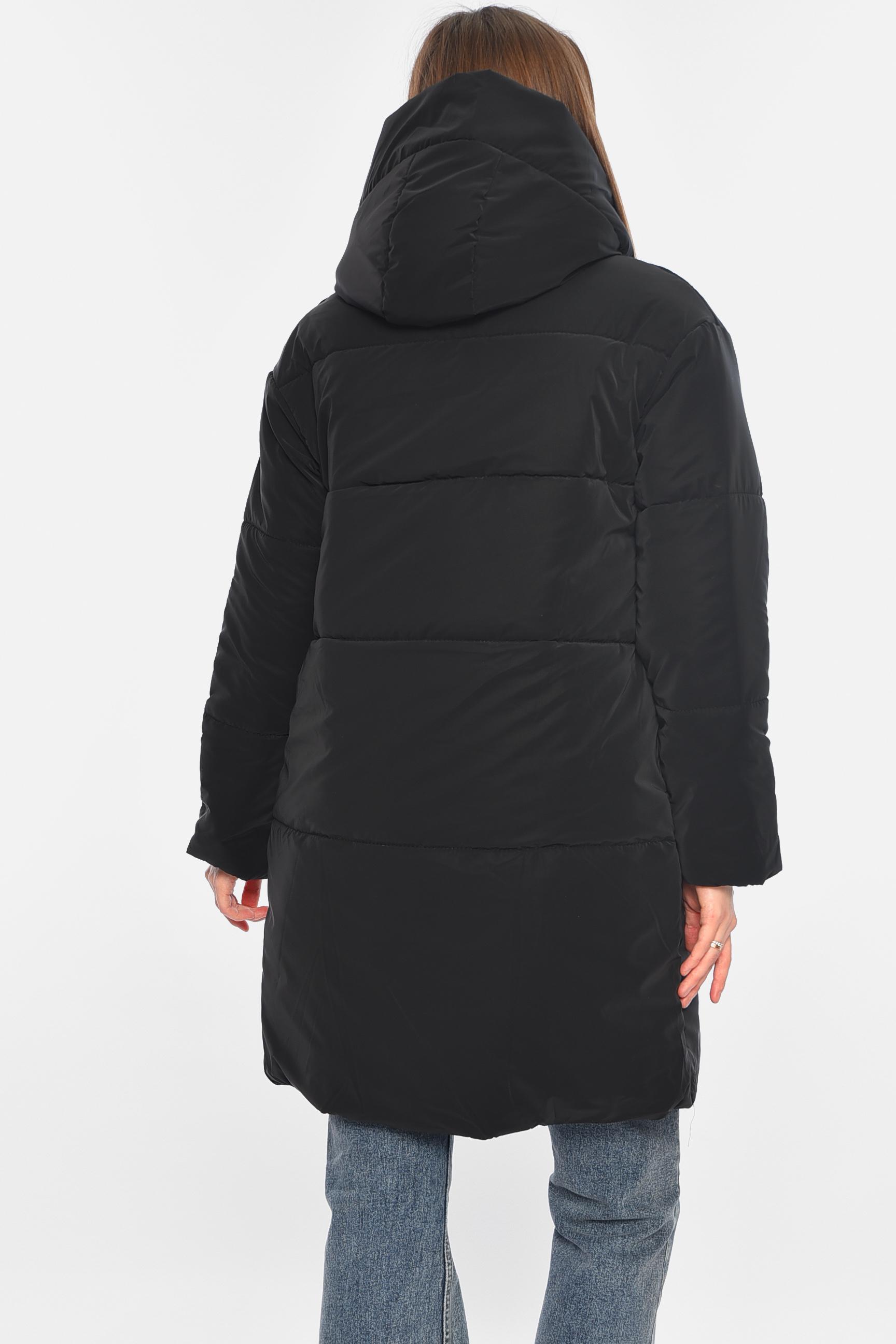 Куртка жіноча демісезонна M Чорний (196420) - фото 3 Куртка жіноча демісезонна M Чорний (196420) - фото 3