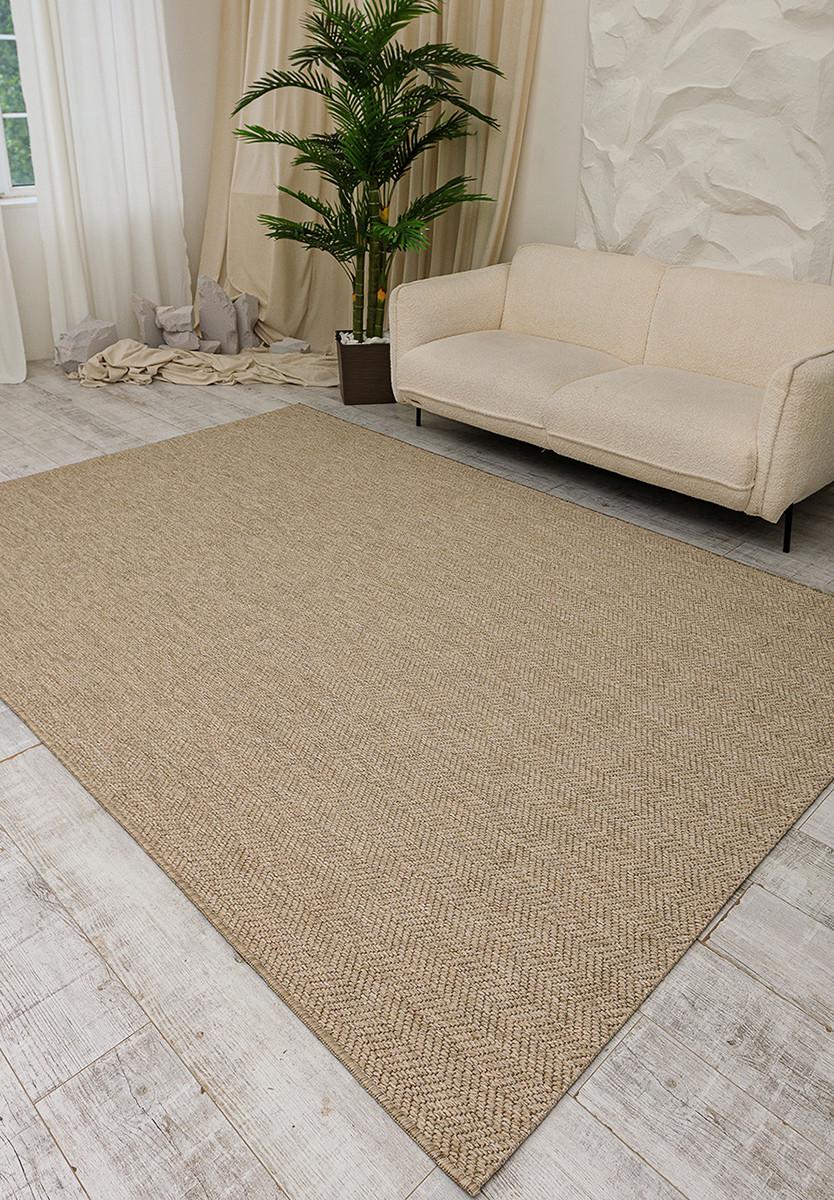 Ковер безворсовый Natura b3672c 100x300 см Beige (104651030)