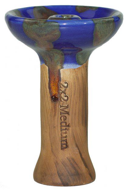Чаша для кальяна 2x2 Hookah Medium Blue