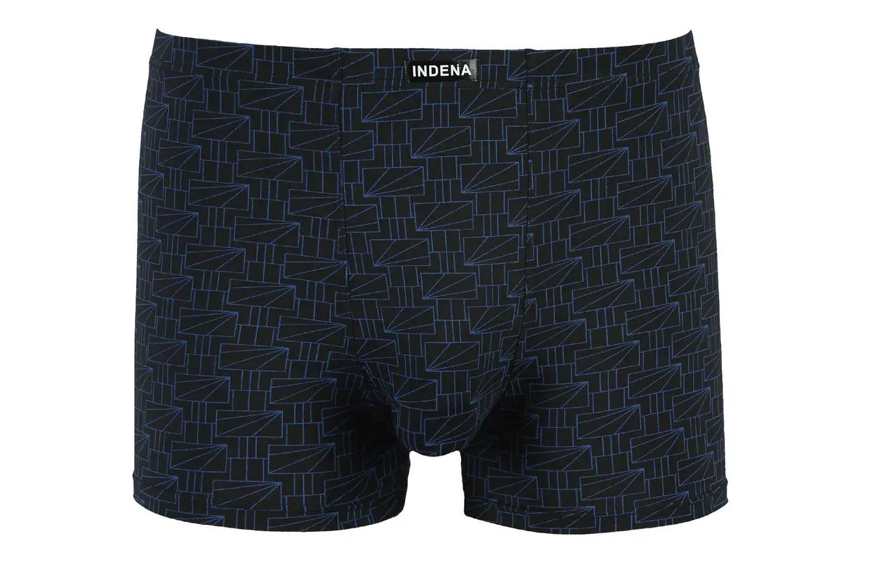 Мужские трусы INDENA Батал из бамбука 7XL Черный (205343)
