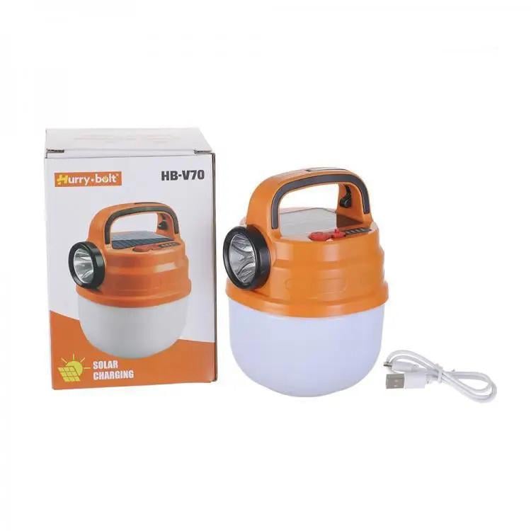 Фонарь подвесной LED с крючком для кемпинга Оранжевый