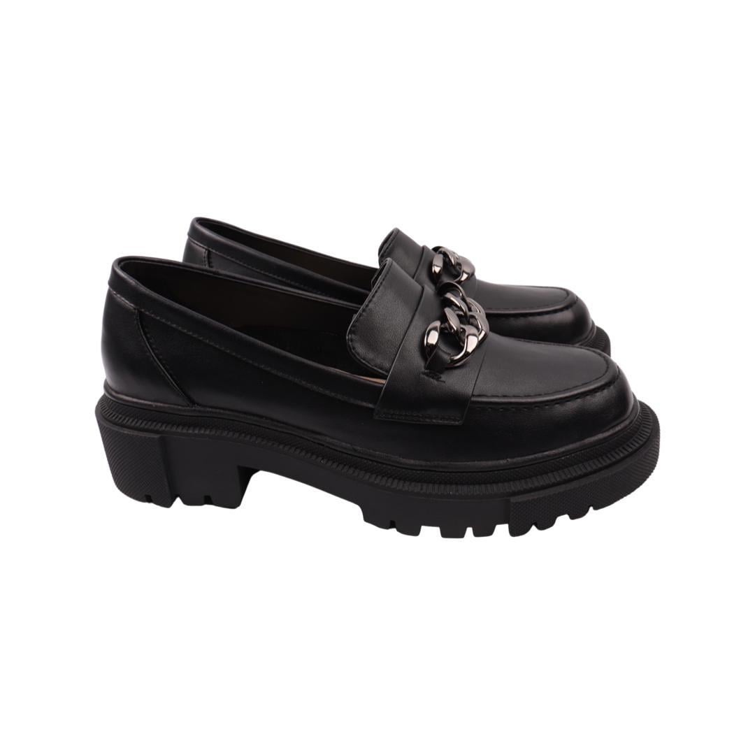 Туфли женские Nina Mosconni из кожи р. 40 Черный (9-21/22DTC)