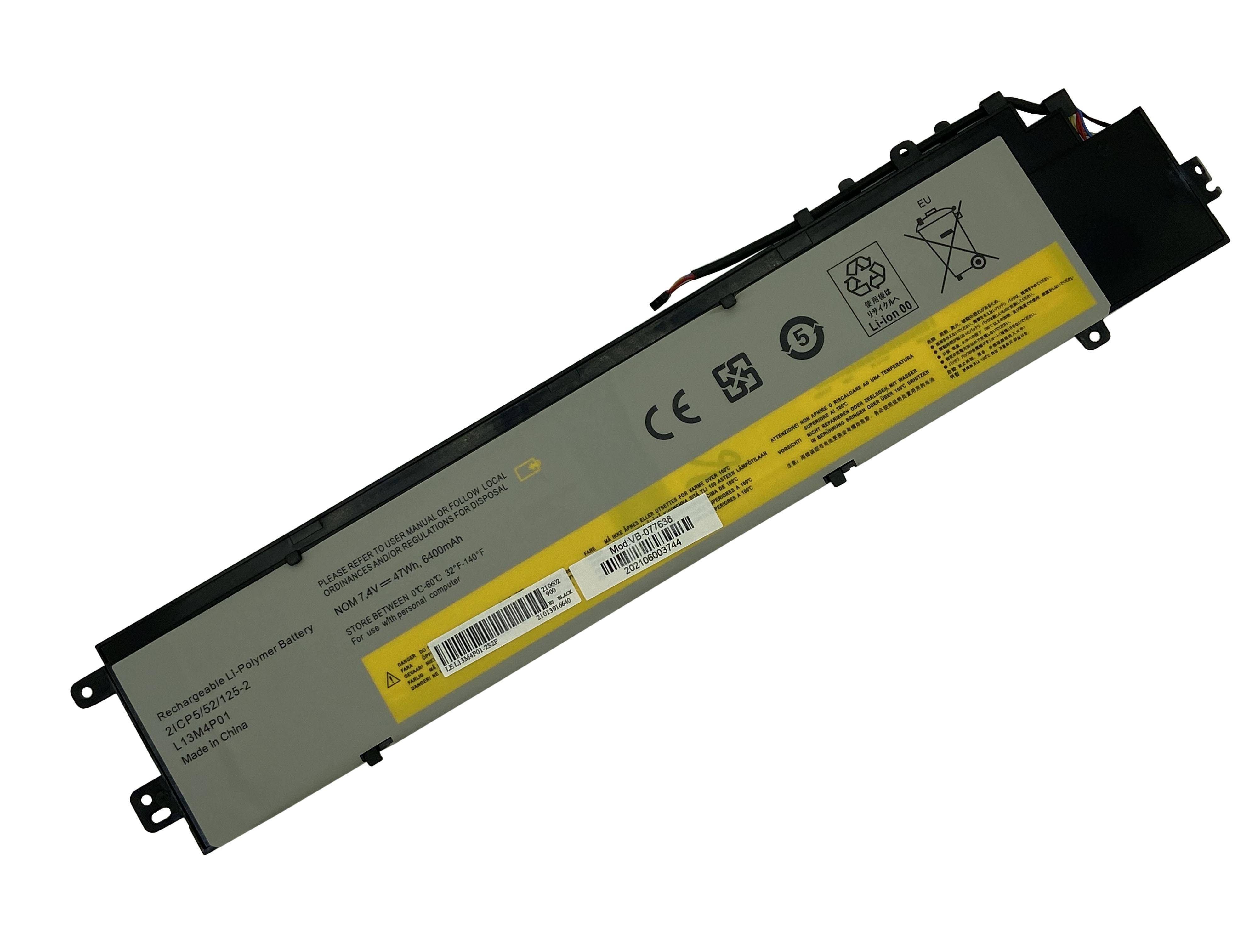 Аккумулятор для ноутбука Lenovo L13C4P01 IdeaPad Y40-70 7,4 V 6400 mAh
